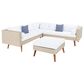 Safavieh Lynwood Patio Sectional in Beige, , large
