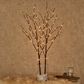 HOMLUX 32" Willow Branch with 100 LED Lights in Brown, , large