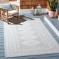 Safavieh Martha Stewart Cyprus 4"5" x 6"5" Aqua and Blue Ivory Area Rug, , large