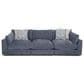 Moore Furniture Julian 4-Piece Stationary Reversible Sectional in Linwood Delft, , large