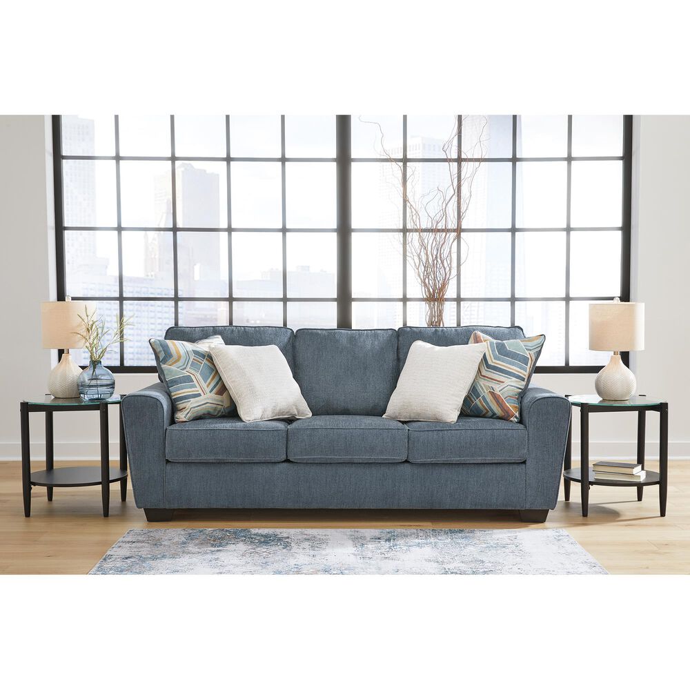 Ashley Cashton Stationary Sofa in Blue, , large