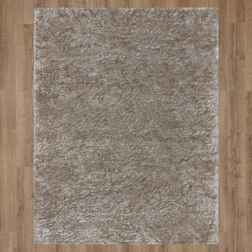 Karastan Billow Shag 10&#39; x 13&#39; Taupe Area Rug, , large