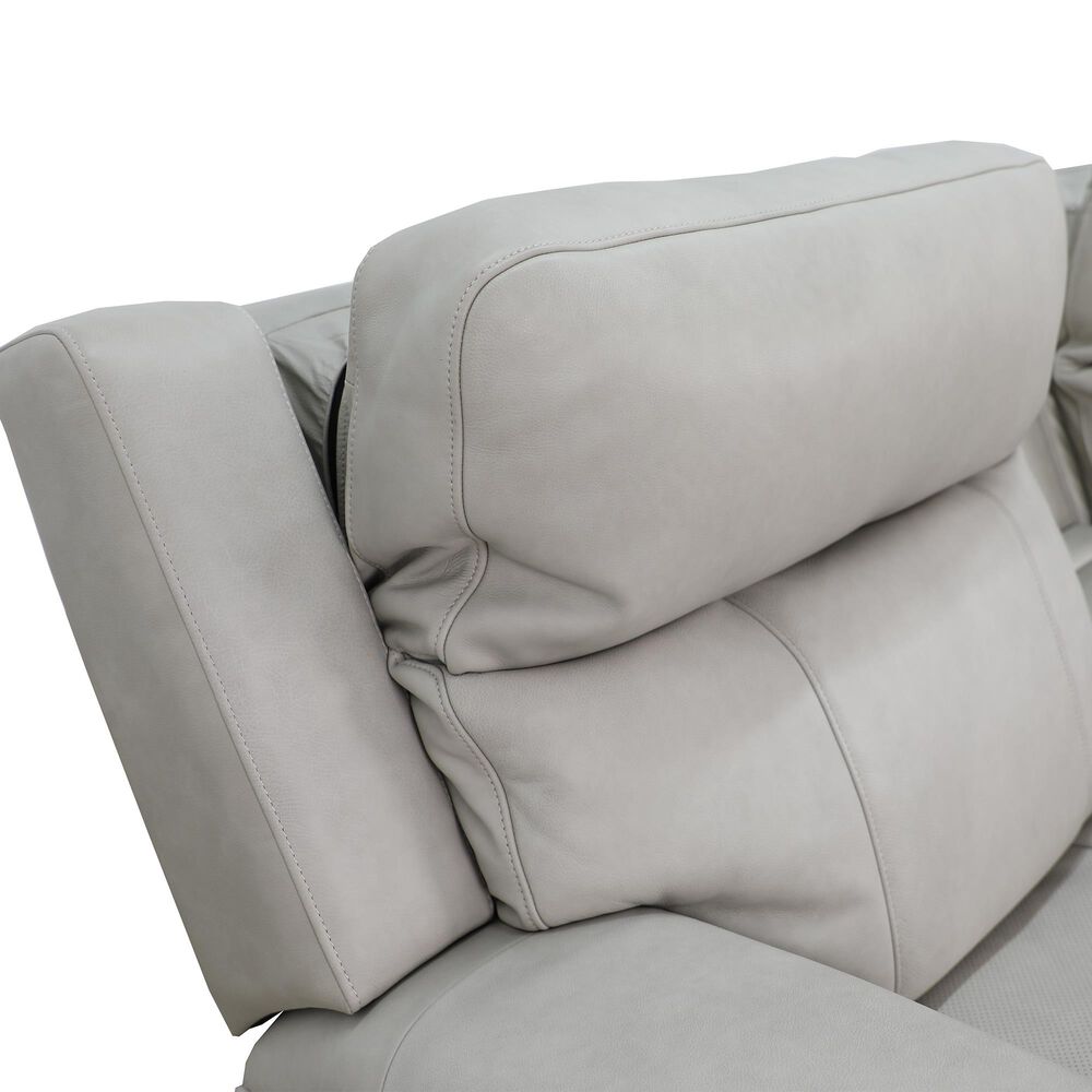 Somerset Home Harbour Power Reclining Loveseat in Caruso Light Grey, , large