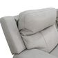 Somerset Home Harbour Power Reclining Loveseat in Caruso Light Grey, , large