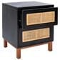 Safavieh Tegan 2-Drawer Nightstand in Black, , large