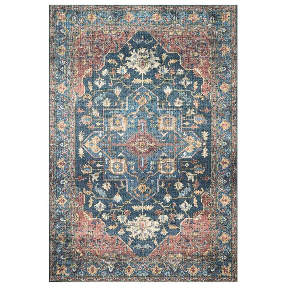 Loloi II Skye SKY-08 5" x 7"6" Denim and Brick Area Rug, , large