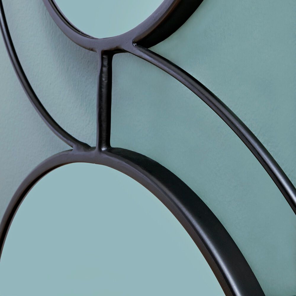 Ashley Shayham Accent Wall Mirror in Black, , large
