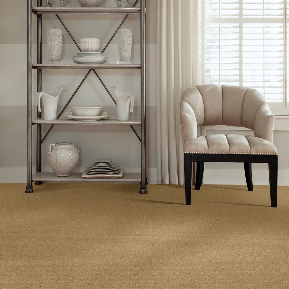 Shaw Detailed Elegance Patterned Carpet in Honey Pot, , large
