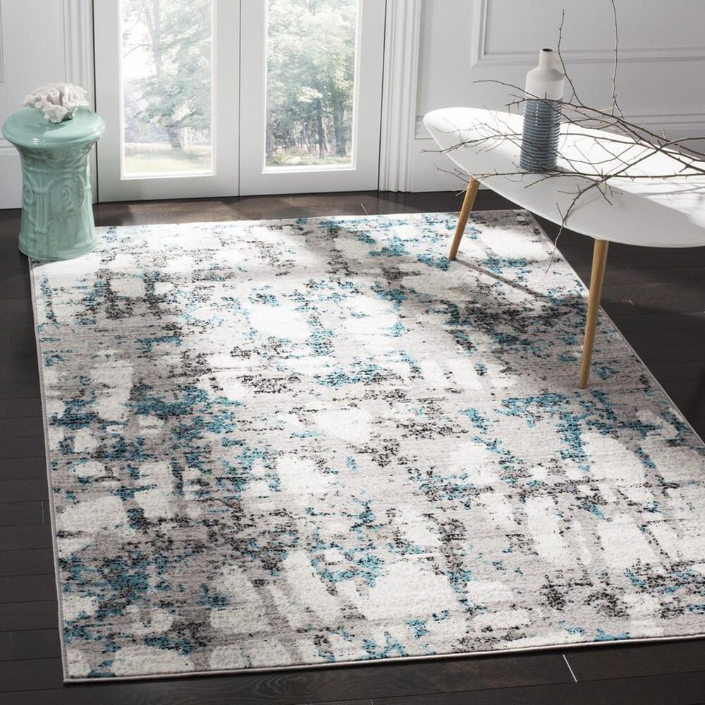 Safavieh Skyler SKY193B 10&#39; x 14&#39; Grey and Blue Area Rug, , large