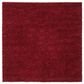 Safavieh August Shag 6"7" Square Burgundy Area Rug, , large