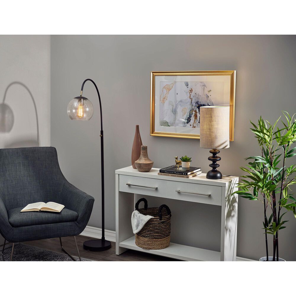 Adesso Beatrice Table Lamp in Matte Black, , large