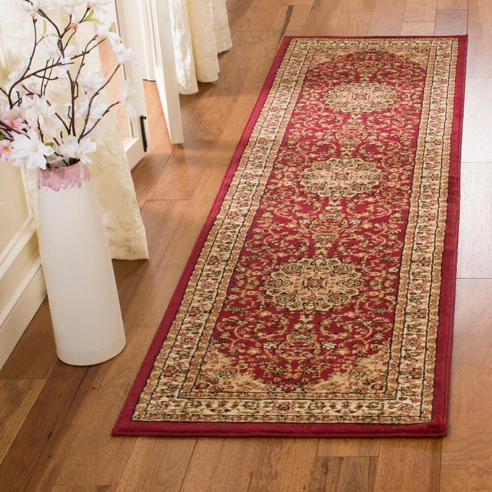Safavieh Lyndhurst LNH222 2&#39;3&quot; x 8&#39; Red and Ivory Runner, , large