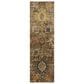 Dalyn Rug Company Silk Road Clove, Brown, Gold, Copper and Charcoal 2"3" x 7"6" Runner, , large