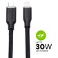 Mophie 6 Ft. USB C To Apple Lightning Cable in Black, , large