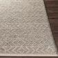 Surya Ingrid Black, Light Gray and Gray 4" x 6" Area Rug, , large