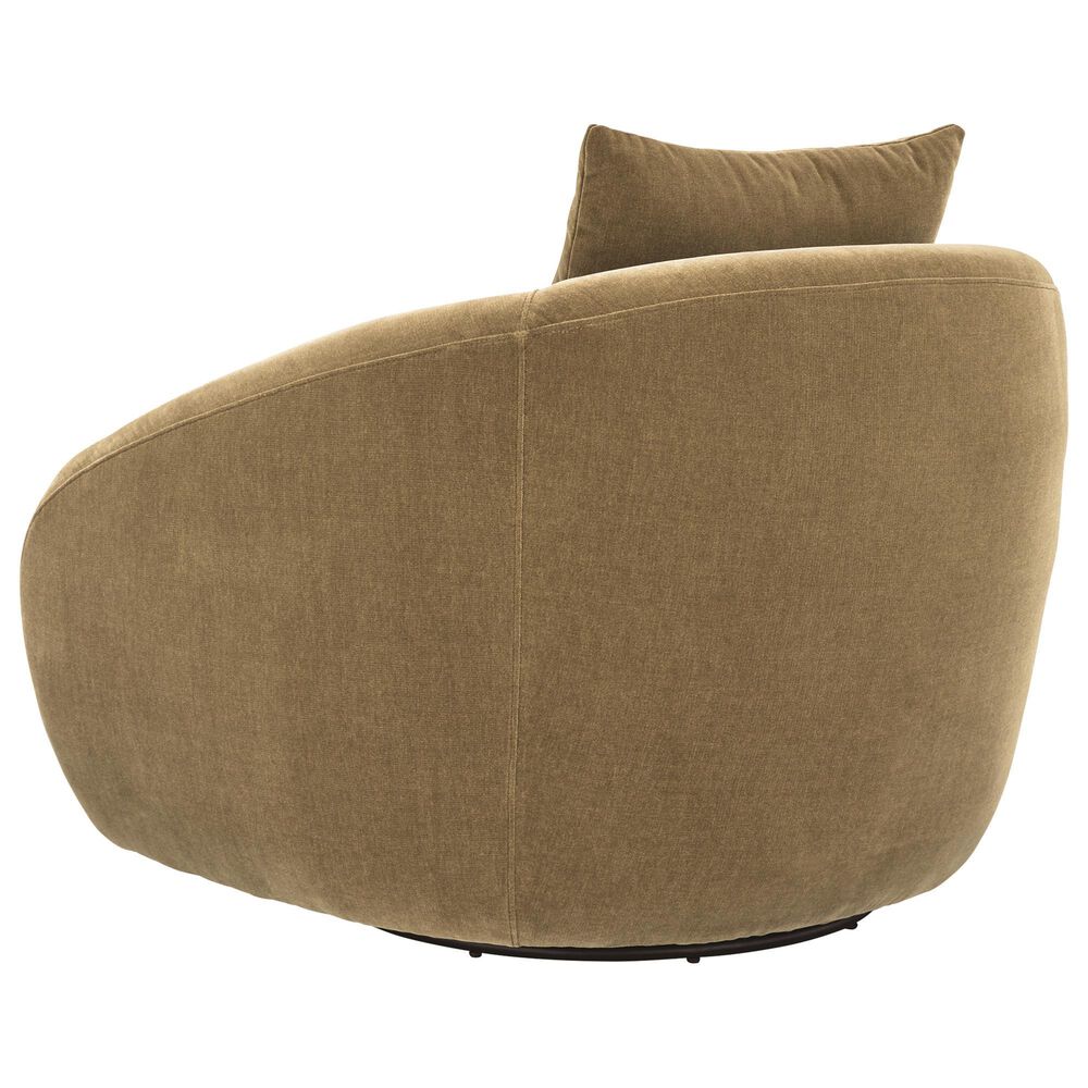 Ashley Yahya Swivel Accent Chair in Camel, , large