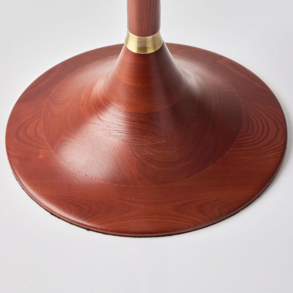 Adesso Rebecca Floor Lamp in Walnut and Antique Brass, , large