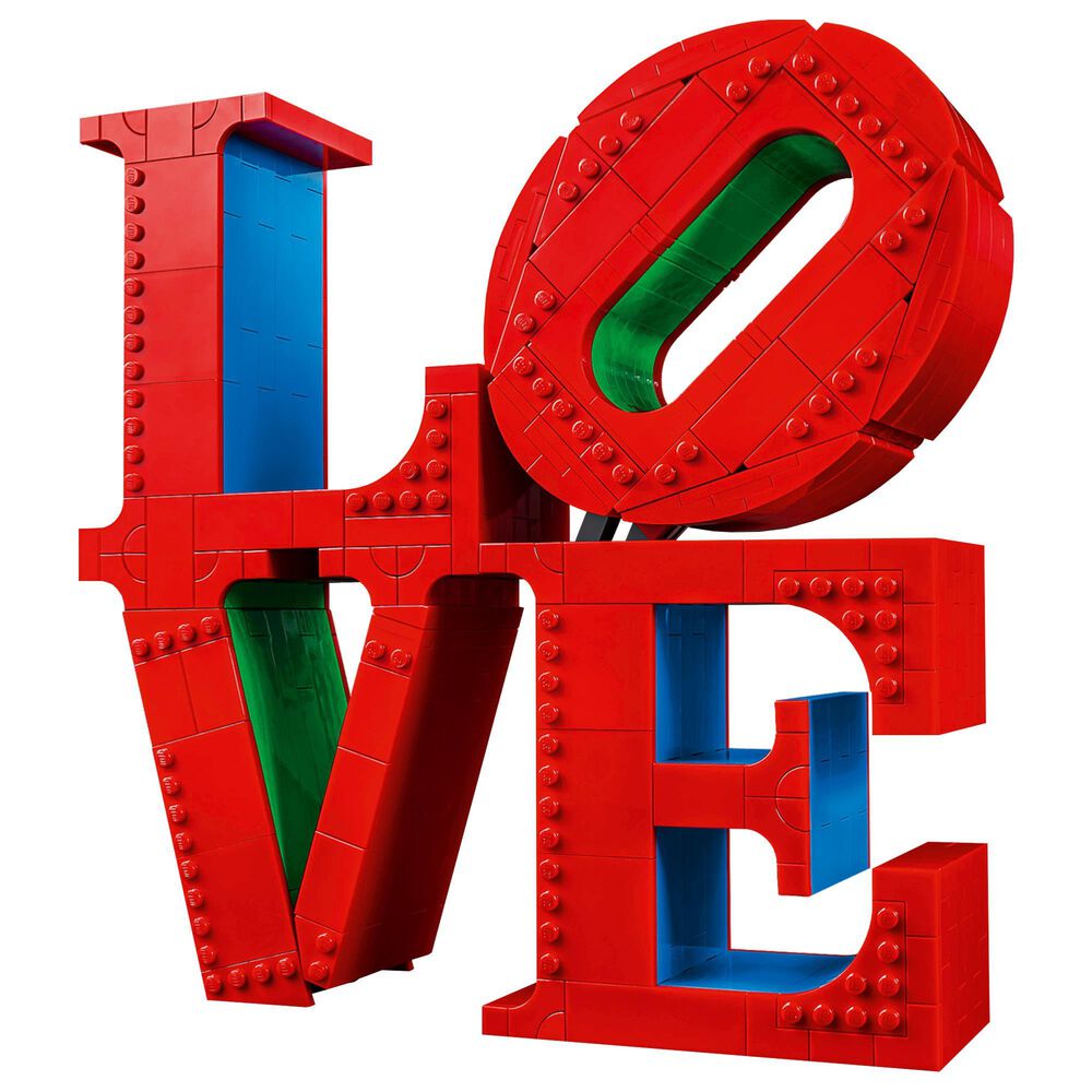 LEGO Art Love Collectible Building Set in Red, Blue and Green, , large
