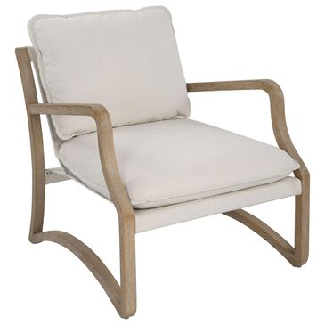 Uttermost Melora Accent Chair in Natural Linen, , large