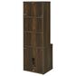 Coaster Westpark 3-Shelf Bookcase with USB and Lockable Drawer in Dark Pine, , large