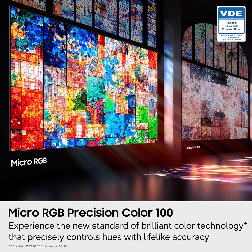 Samsung 100" Class R85H Micro RGB 4K UHD Vision AI in Black - Smart TV, , large