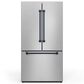 THOR KITCHEN Gordon Ramsay 20.3 Cu. Ft. Counter Depth French Door Refrigerator with Navy Blue Handle Kit in Stainless Steel, , large