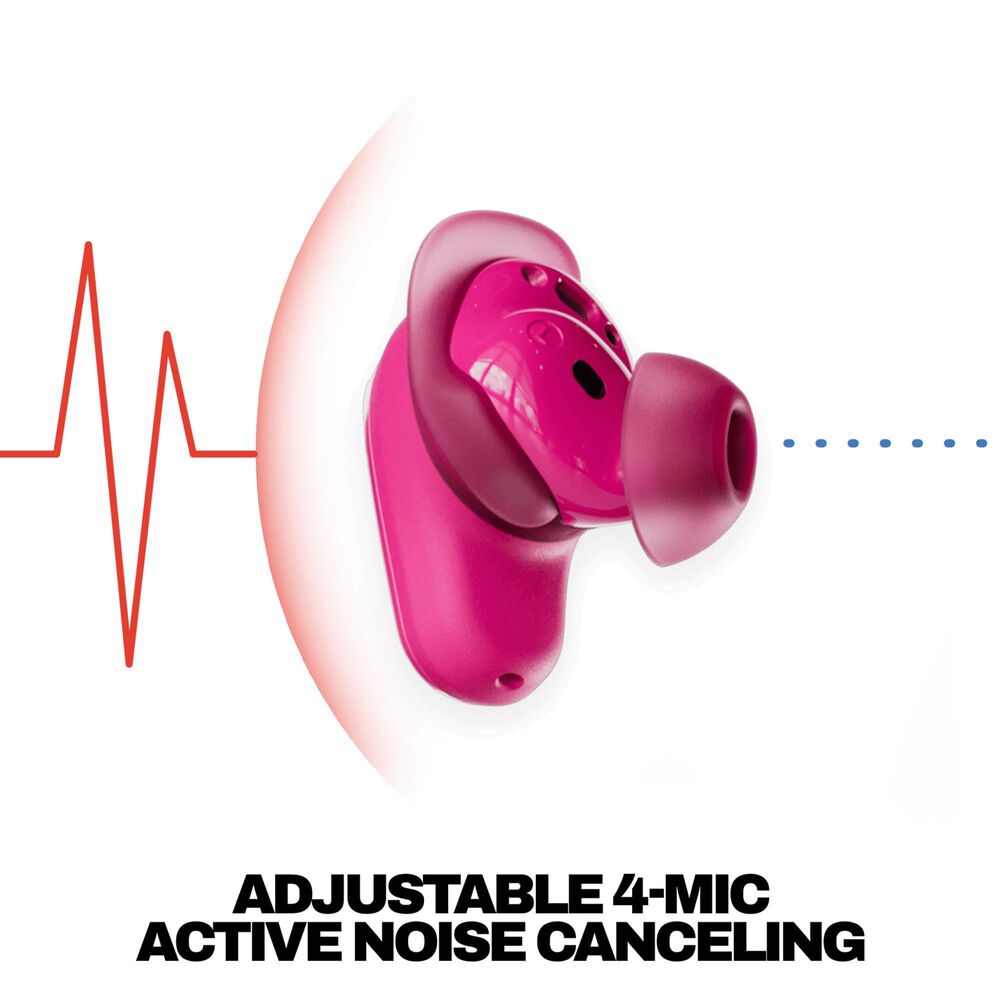 Skullcandy Method 360 ANC True Wireless Earbuds in Crazy Pink, , large