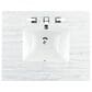 James Martin Vanities Breckenridge 30" Single Bathroom Vanity in Serenity Blue with 3 cm Arctic Fall Solid Surface Top and Rectangular Sink, , large