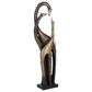 Maple and Jade Eclectic Giraffe Sculpture in Copper, Brass and Silver, , large