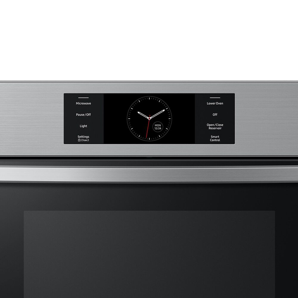 Samsung Bespoke 2-Piece Kitchen Package with Stainless Steel Bespoke 30" Combination Wall Oven and Black 36" Induction Cooktop, , large