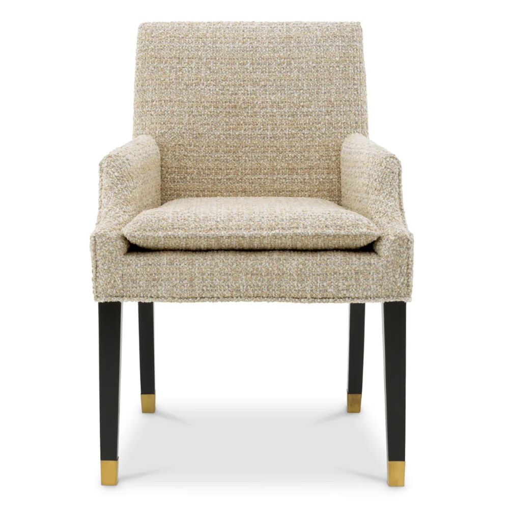 Eichholtz Clayton Arm Chair in Black, , large