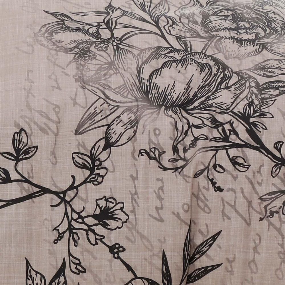 Bebejan 5-Piece Queen French Linen Comforter Set in Tan, , large