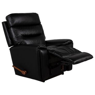 La-Z-Boy Soren Leather Manual Rocker Recliner in Black, , large