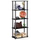 HOMLUX 5-Tier Display Rack in Black and Grey, , large