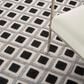 Nourison Aloha Geometric 6" x 9" Black and White Indoor/Outdoor Area Rug, , large