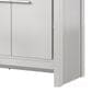 Lexora Home Lafarre 60" Double Bathroom Vanity in White with 2 cm White Quartz Top and Rectangular Sinks, , large
