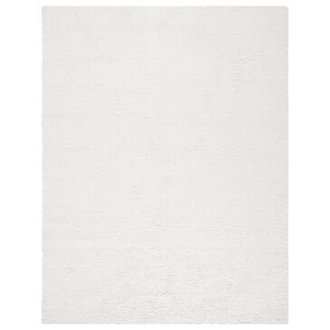 Safavieh August Shag 10" x 14" White Area Rug, , large