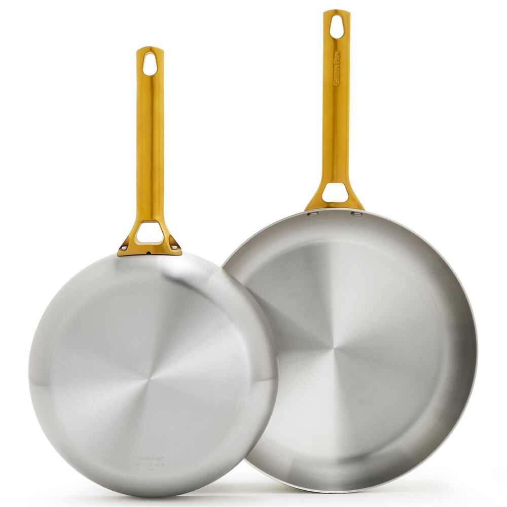 Green Pan Reserve 2-Piece Frypan Set in Stainless Steel, , large