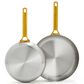 Green Pan Reserve 2-Piece Frypan Set in Stainless Steel, , large