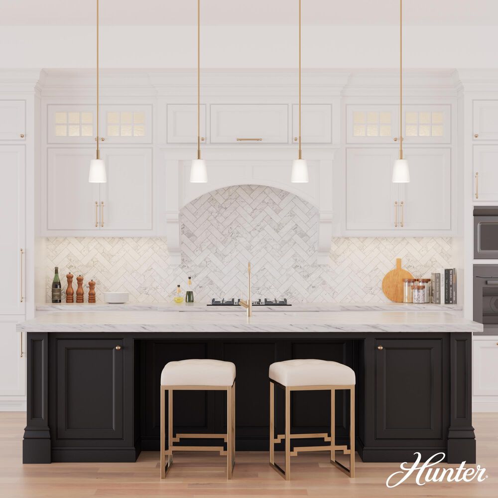 Hunter Nolita Mini 1-Light Pendant in Alturas Gold, , large