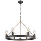 Golden Lighting Chatham 6-Light Chandelier in Gunmetal Bronze, , large