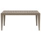 Homestyles Sustain Patio Dining Table in Stain Brown - Table Only, , large