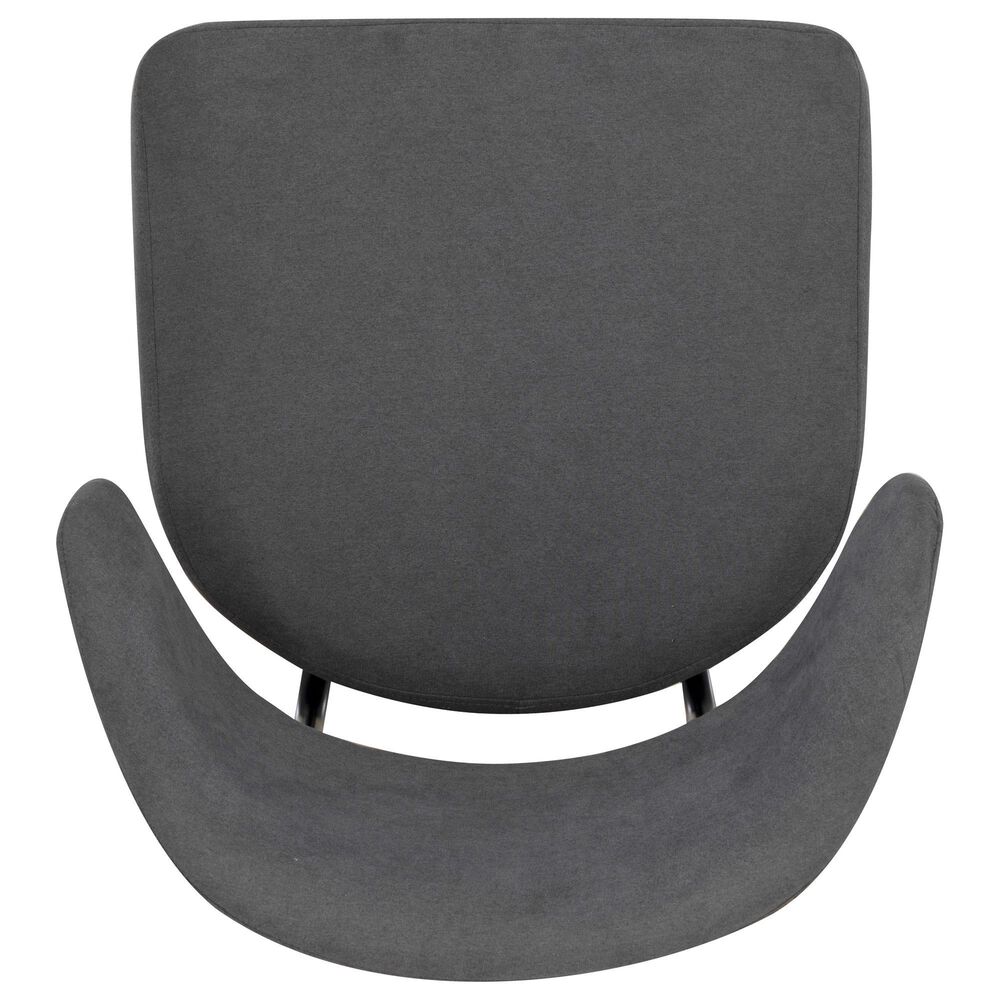 Linon Home Decor Tristan Swivel Office Chair in Black, , large