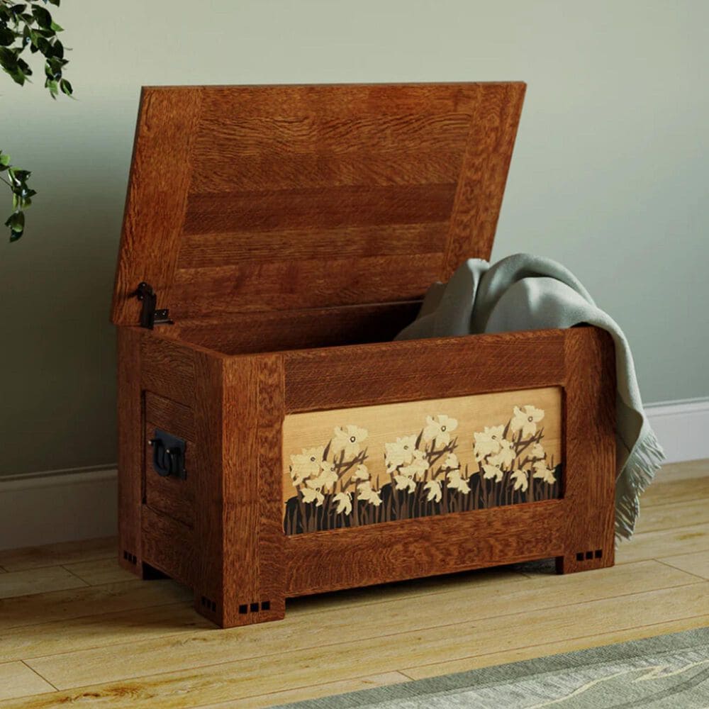 Stickley Furniture Mission 125th Anniversary Daffodil Chest in Lodge, , large