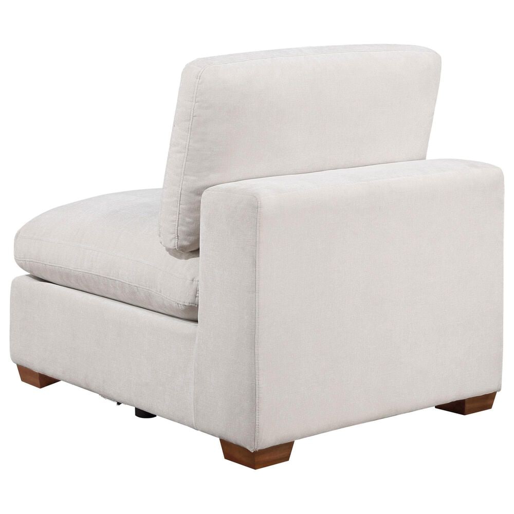 Coaster Lakeview Armless Chair in Ivory, , large