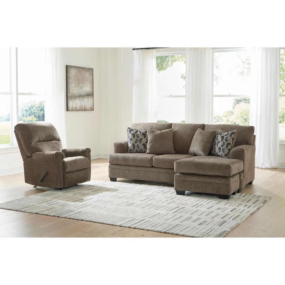 Ashley Stonemeade Manual Recliner in Nutmeg, , large