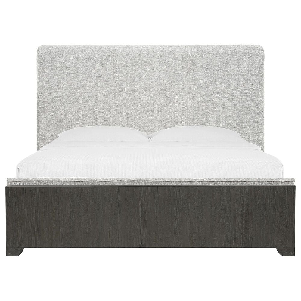 Nicolette Home Anderson Park Dark King Upholstered Bed in Frontier Brown, , large