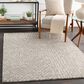 Surya Falcon Brown, White, Black and Taupe 8" x 10" Area Rug, , large
