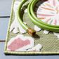 Safavieh Cabana CBN486Y 4" x 6" Green and Pink Indoor/Outdoor Area Performance Rug, , large