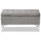 Baxton Studio Mabel Storage Ottoman in Grey, , large